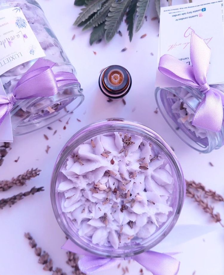 Lavender Fields - Handmade Soy Candle by Luxiette