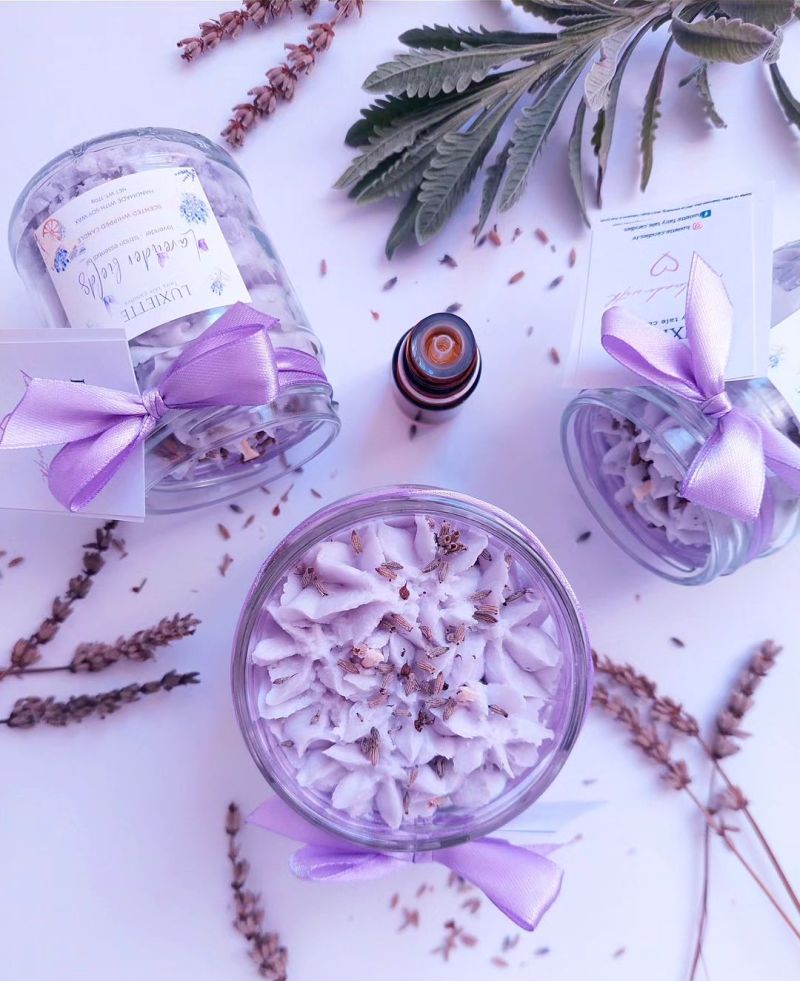 Lavender Fields - Handmade Soy Candle by Luxiette