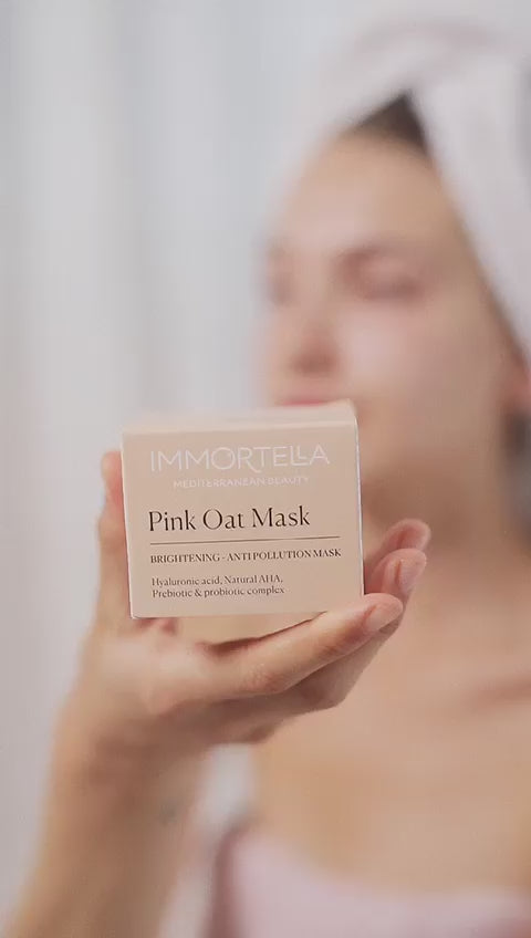 Pink Oat Mask - Immortella Mediterranean Beauty