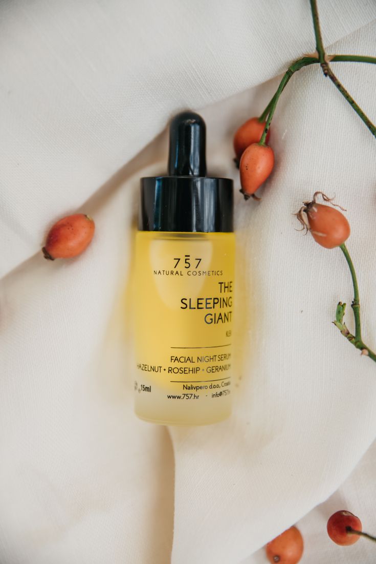 The Sleeping Giant, Facial Night Serum-757 Natural Cosmetics